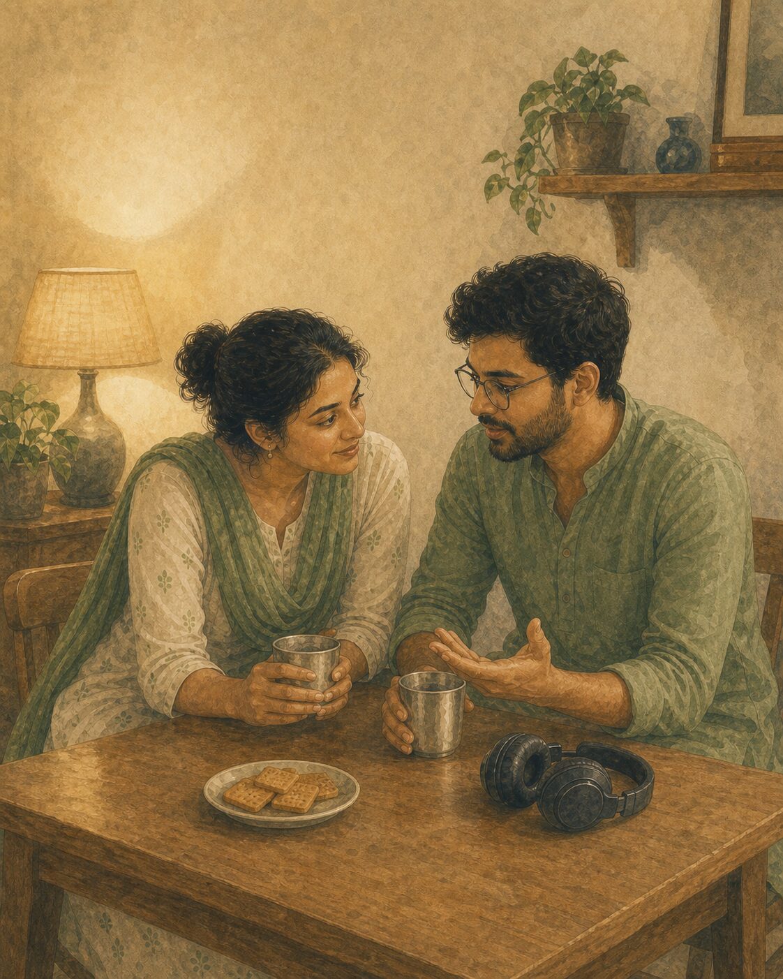 Anjali and Kabir, a shared plan instead of a standoff.