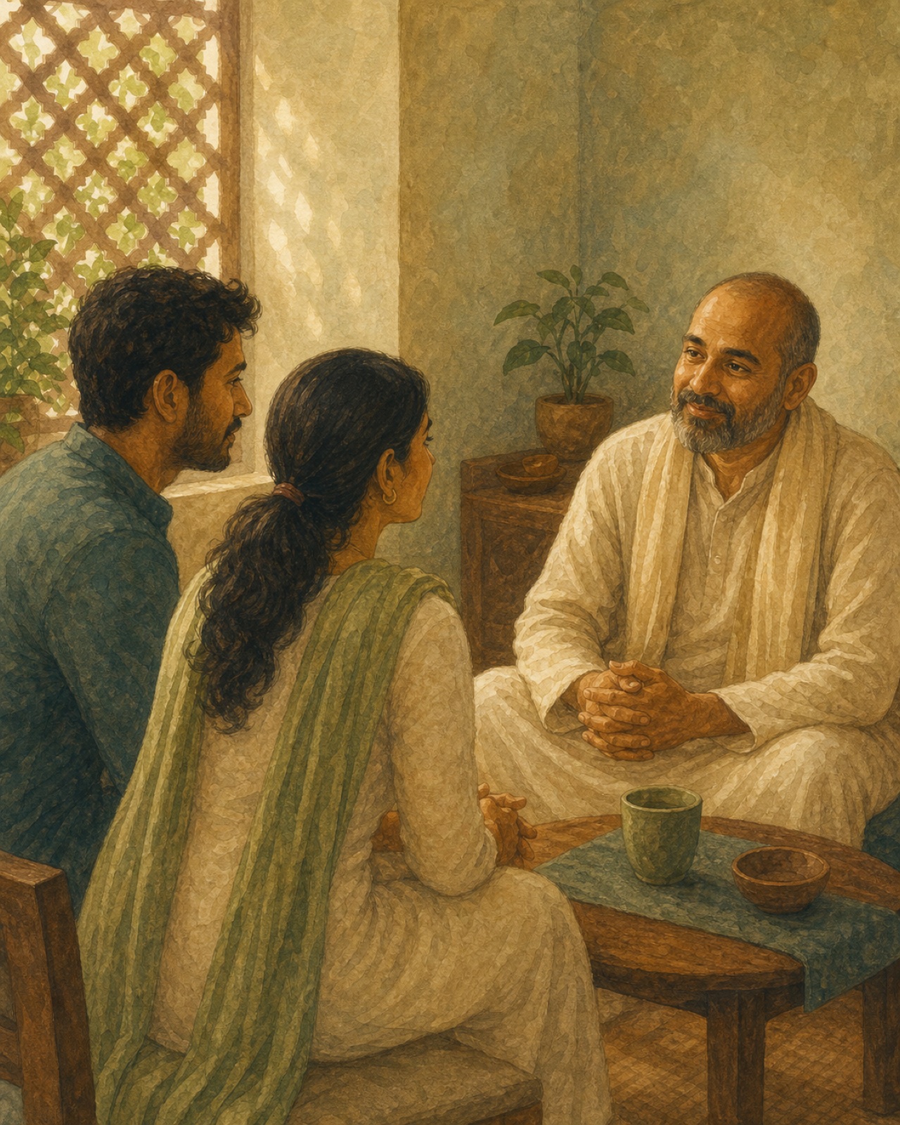 A trusted elder makes the first move, and the community learns to follow.