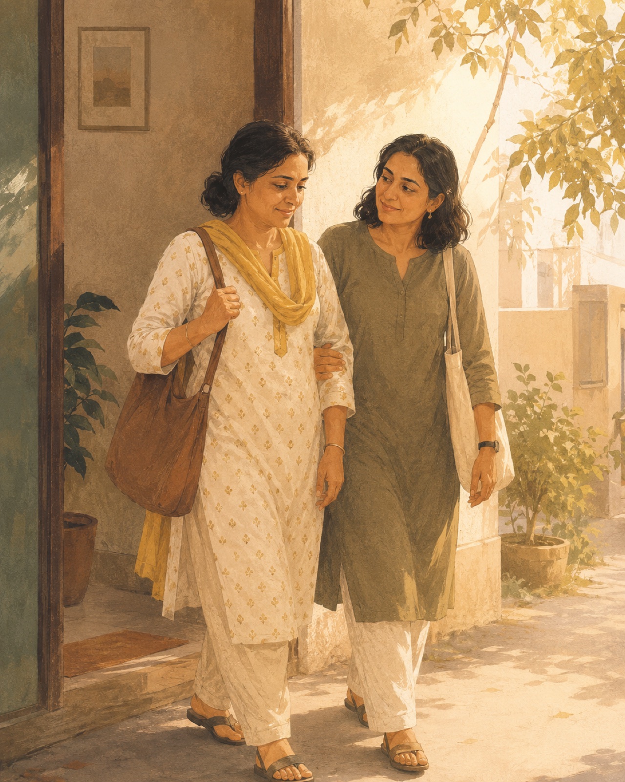 Lata, taking the first small step.
