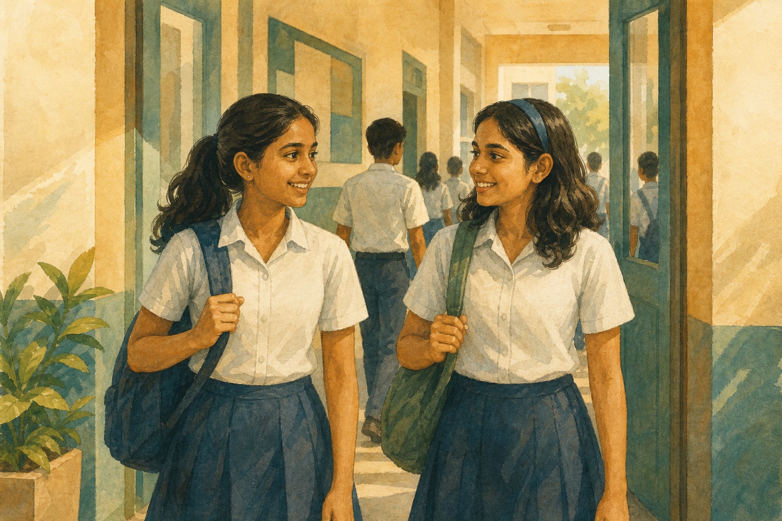 A quiet moment in a busy school day. The weight is real, and it can be shared.