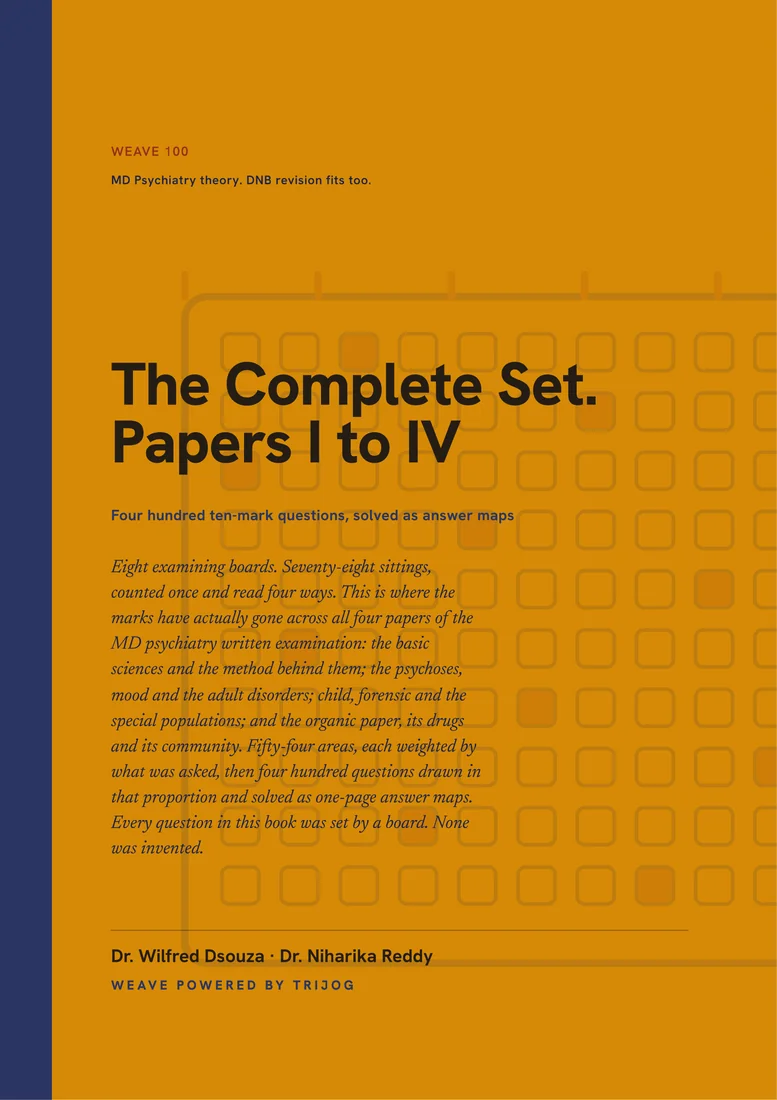 Printed cover of Weave 100, All Four Papers in One Book