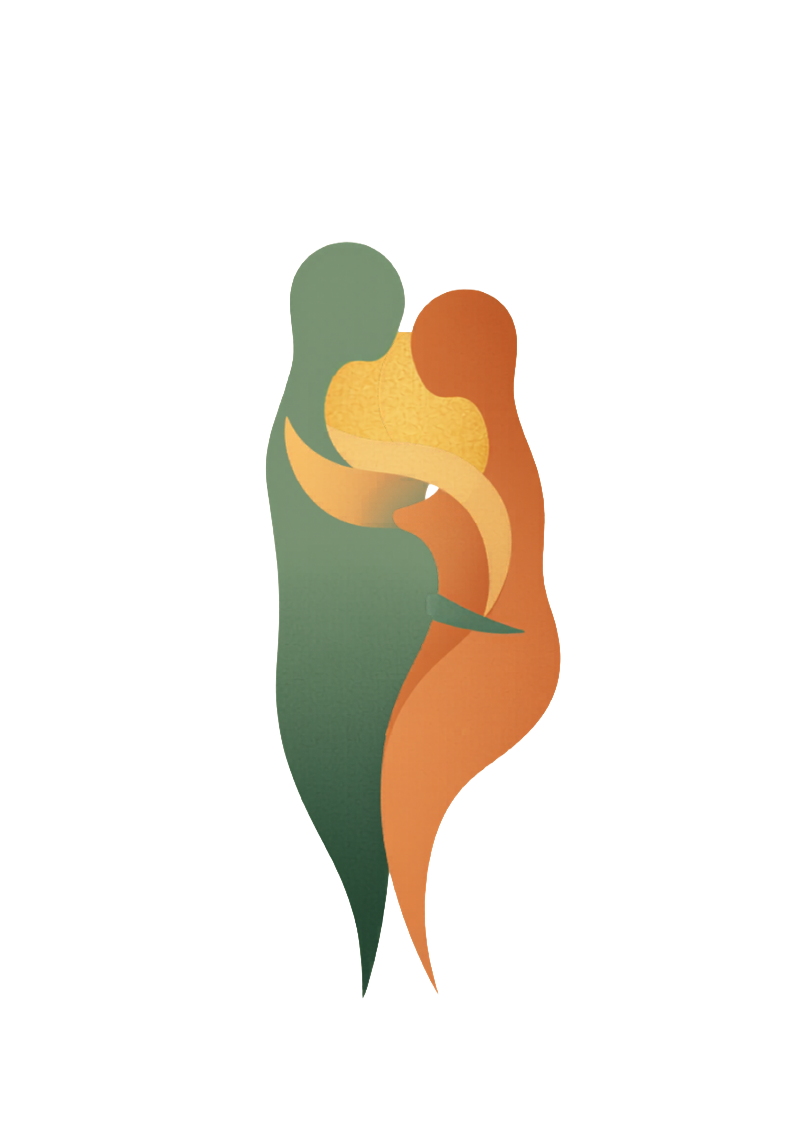 Abstract illustration of intimate connection