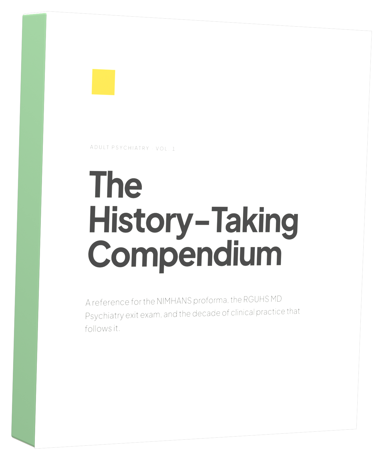 Cover of The History-Taking Compendium by Dr. Wilfred D'souza