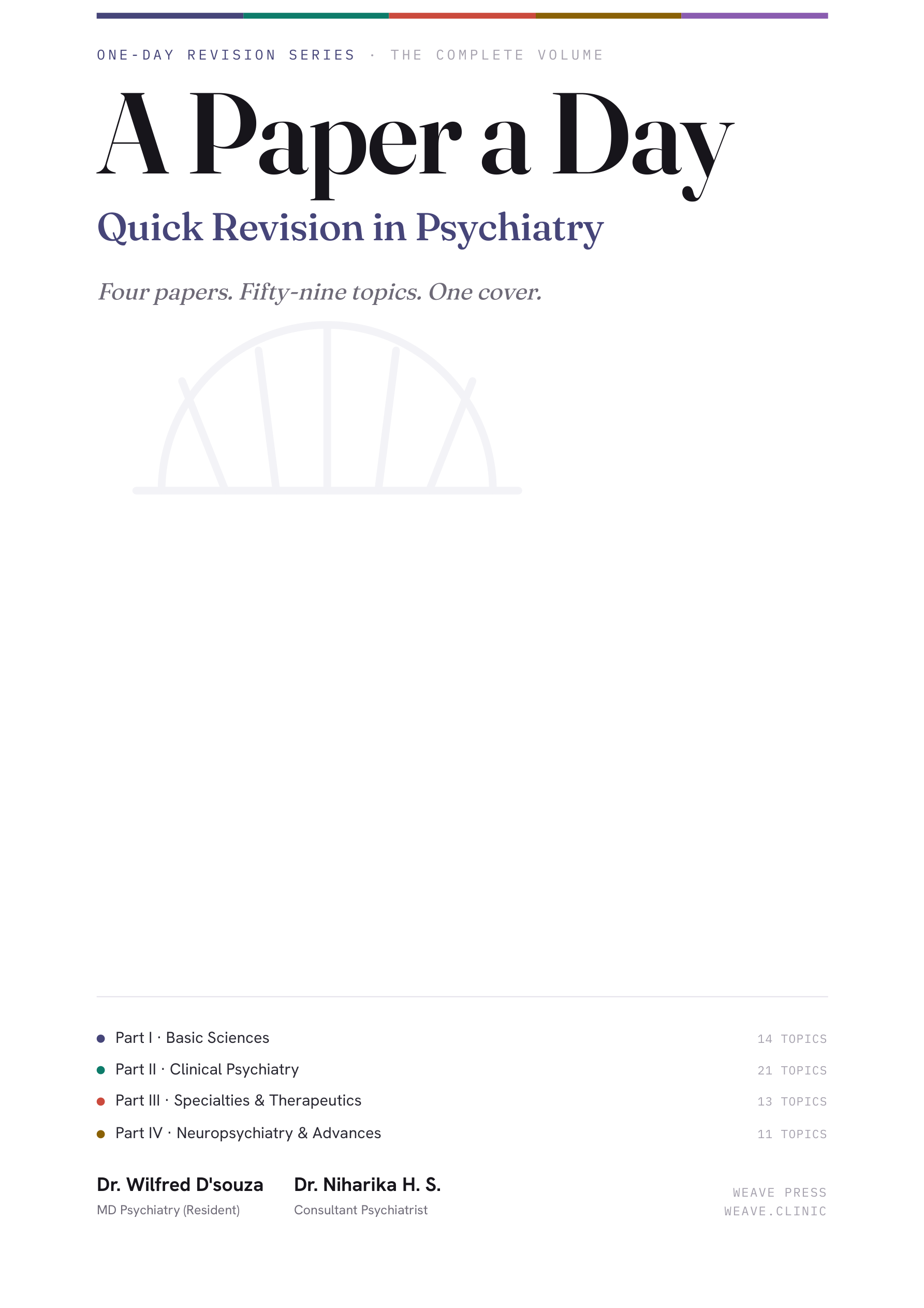 Cover of A Paper a Day, Quick Revision in Psychiatry